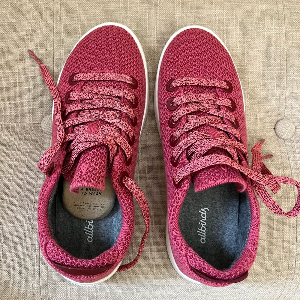 NWT Allbirds tree piper hot pink women size 7